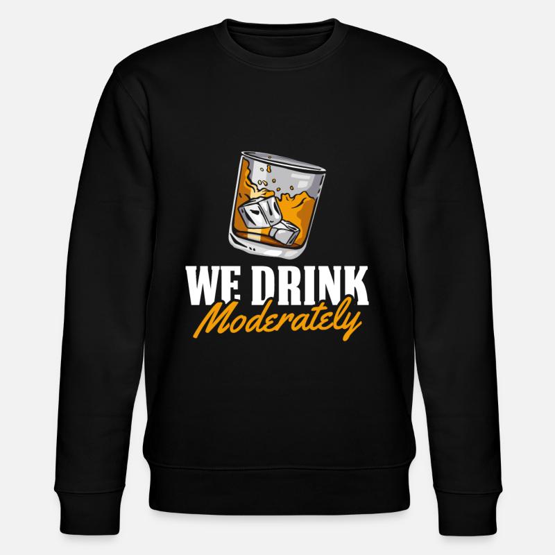 Whisky Whiskey Funny - Sweat bio CHANGER Stanley/Stella Unisexe - noir