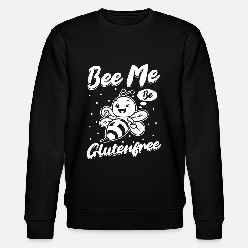 Glutenfrei Witzig - Stanley/Stella Unisex Bio-Sweatshirt CHANGER  - Schwarz