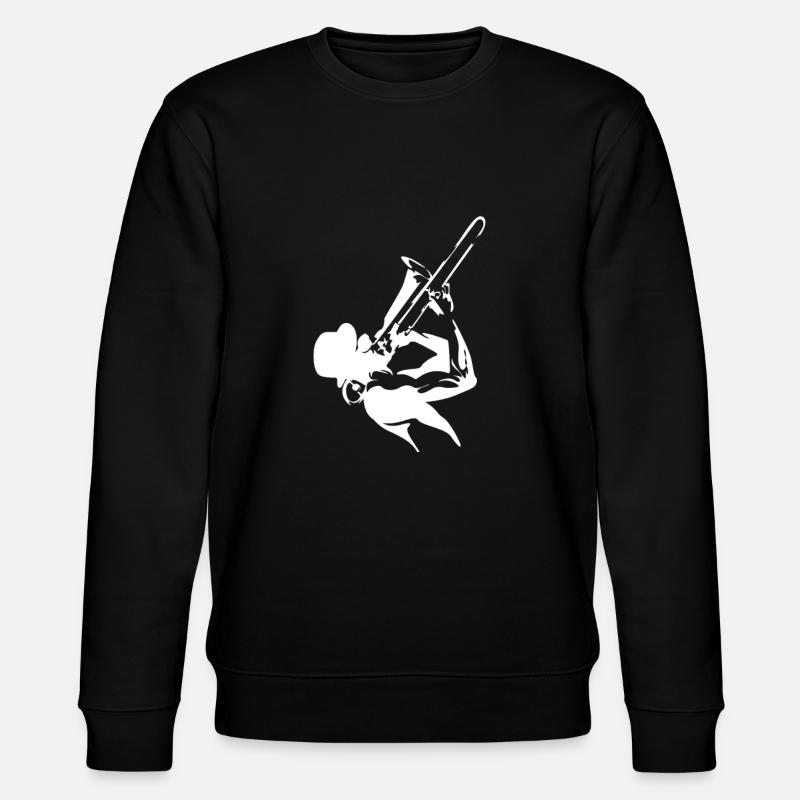 Trombone de peloton musical - Sweat bio CHANGER Stanley/Stella Unisexe - noir