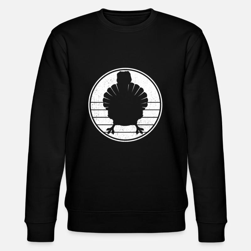 Thanksgiving - Stanley/Stella Unisex Bio-Sweatshirt CHANGER  - Schwarz
