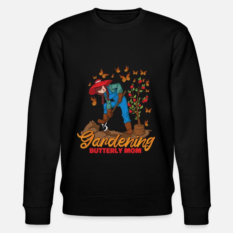 Hobbygärtner Garten Mutter - Stanley/Stella Unisex Bio-Sweatshirt CHANGER  - Schwarz