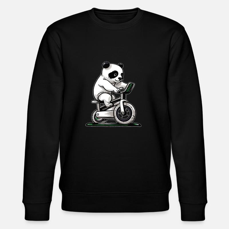 Indoor Cycling - Stanley/Stella Unisex Bio-Sweatshirt CHANGER  - Schwarz