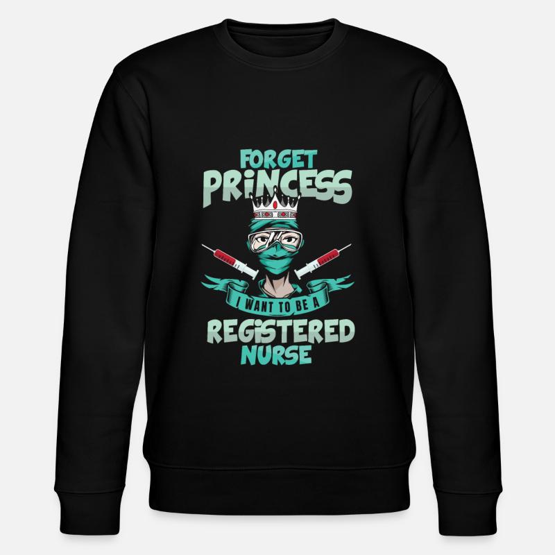 Infirmière Princesse - Sweat bio CHANGER Stanley/Stella Unisexe - noir