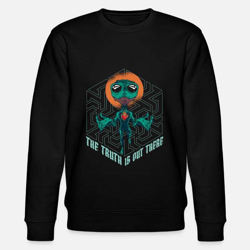 Christ Christianisme Cool Alien Jésus - Sweat bio CHANGER Stanley/Stella Unisexe - noir