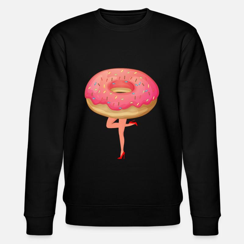 Donut Fersen - Stanley/Stella Unisex Bio-Sweatshirt CHANGER  - Schwarz