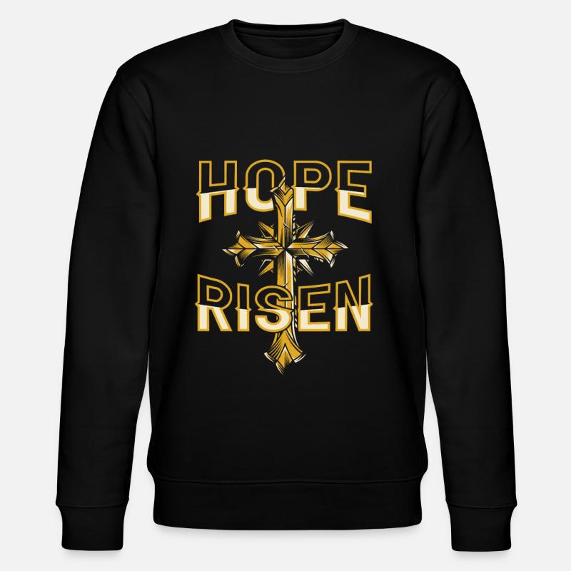 Christ Christentum - Stanley/Stella Unisex Bio-Sweatshirt CHANGER  - Schwarz