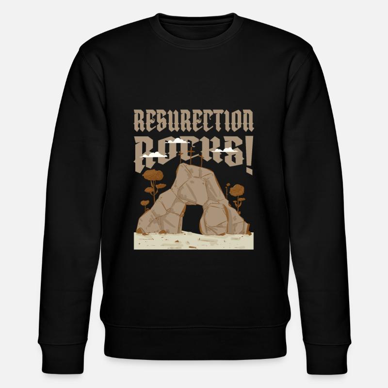 Christ Christentum Grab - Stanley/Stella Unisex Bio-Sweatshirt CHANGER  - Schwarz