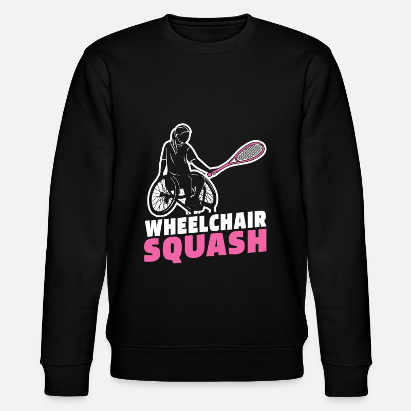 Fauteuil roulant de squash - Sweat bio CHANGER Stanley/Stella Unisexe - noir