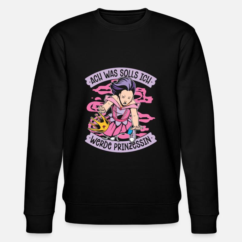 Princesse Crown - Sweat bio CHANGER Stanley/Stella Unisexe - noir