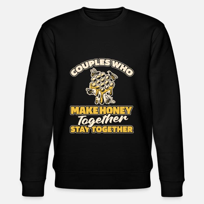 Beekeeper beekeeper couple - Stanley/Stella CHANGER Unisex Organic Sweatshirt - black
