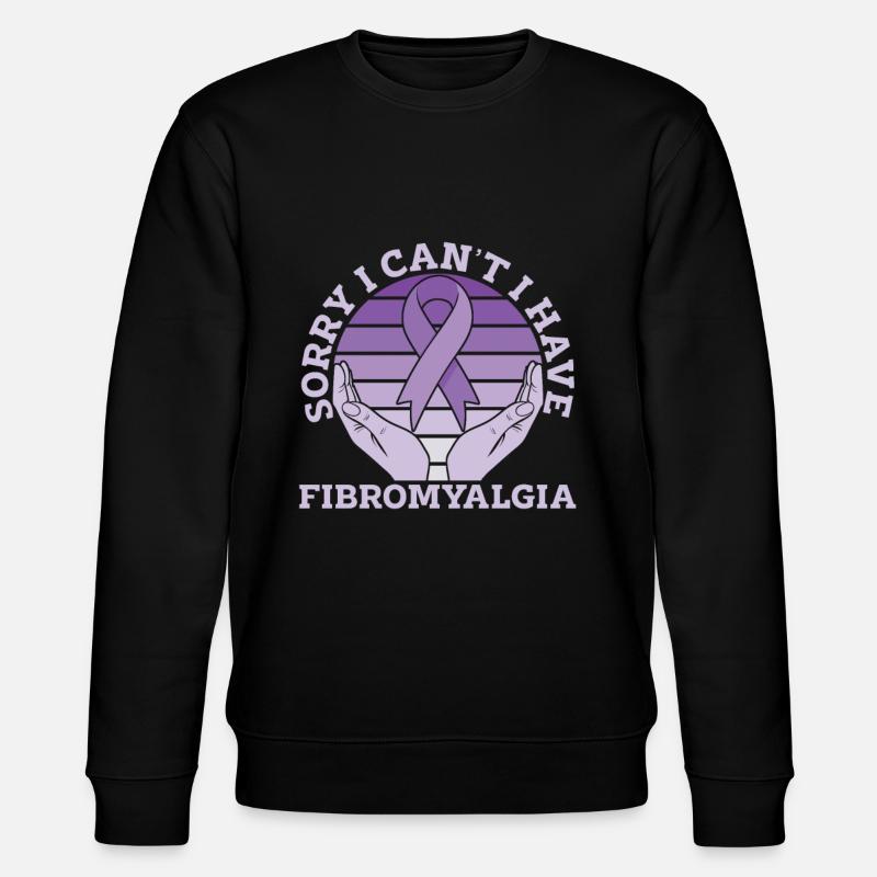 Fibromyalgie Rheuma Hände - Stanley/Stella Unisex Bio-Sweatshirt CHANGER  - Schwarz