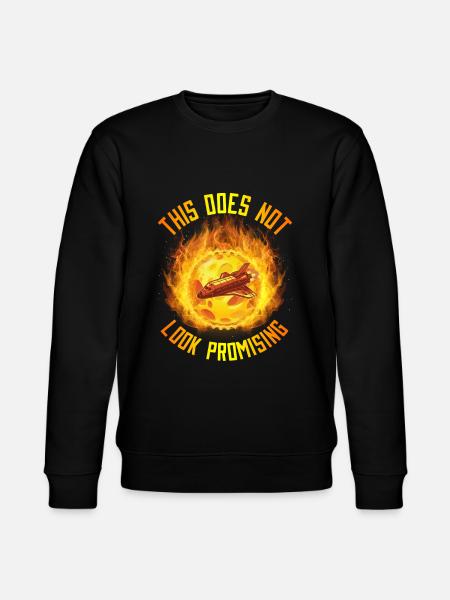 Space Space Astroid Space Colonization - Stanley/Stella CHANGER Unisex Organic Sweatshirt - black