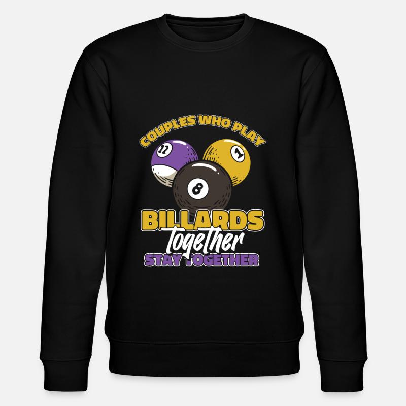 Couple de billard - Sweat bio CHANGER Stanley/Stella Unisexe - noir