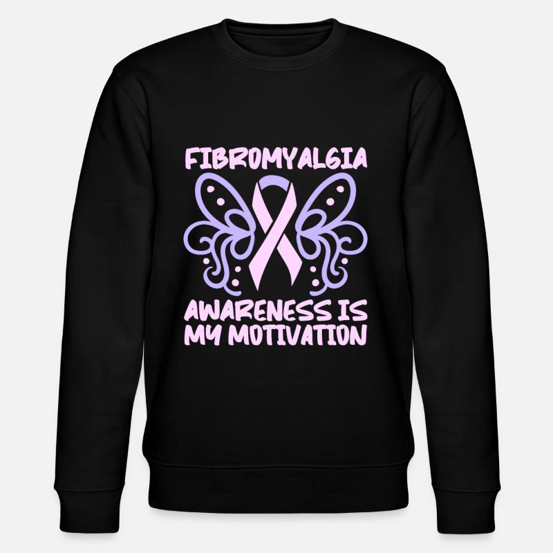 Fibromyalgie Rheuma - Stanley/Stella Unisex Bio-Sweatshirt CHANGER  - Schwarz