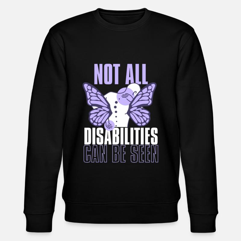 Fibromyalgia Rheumatism - Stanley/Stella CHANGER Unisex Organic Sweatshirt - black