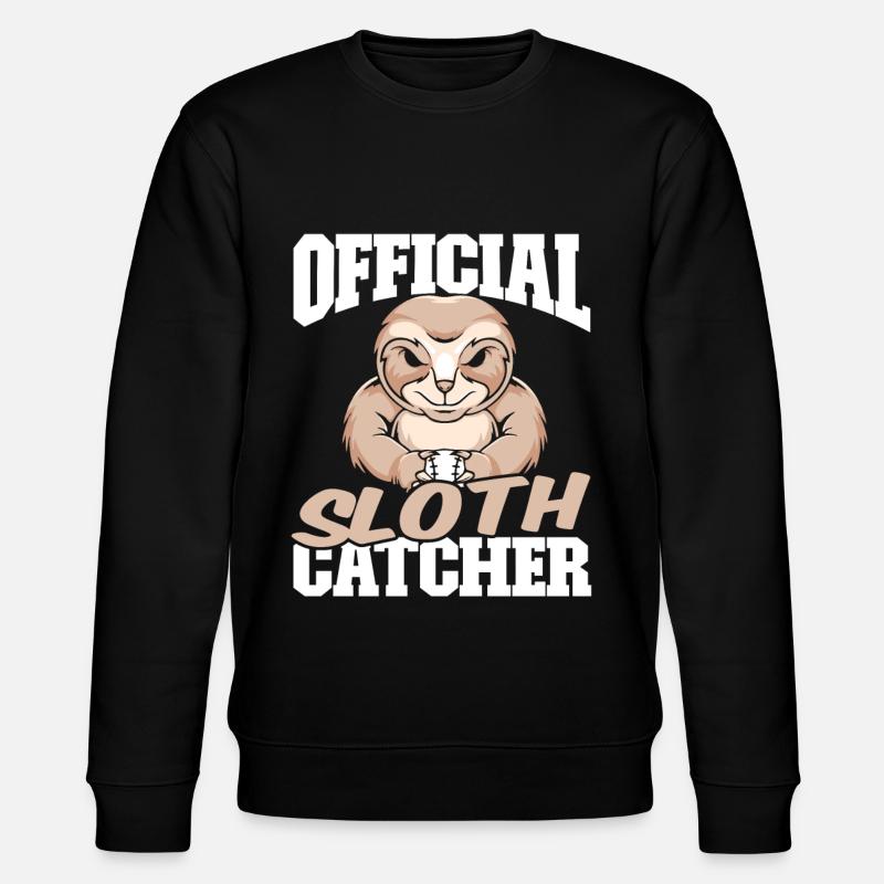 Sloth Funny Sloth Baseball - Sweat bio CHANGER Stanley/Stella Unisexe - noir