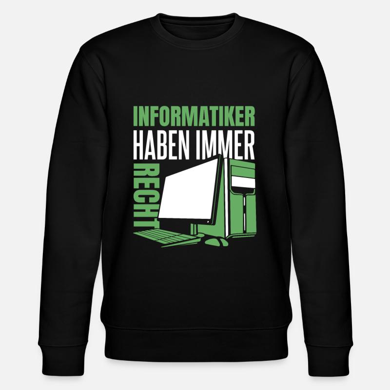 Entwickler Coder Programmierer Computer - Stanley/Stella Unisex Bio-Sweatshirt CHANGER  - Schwarz