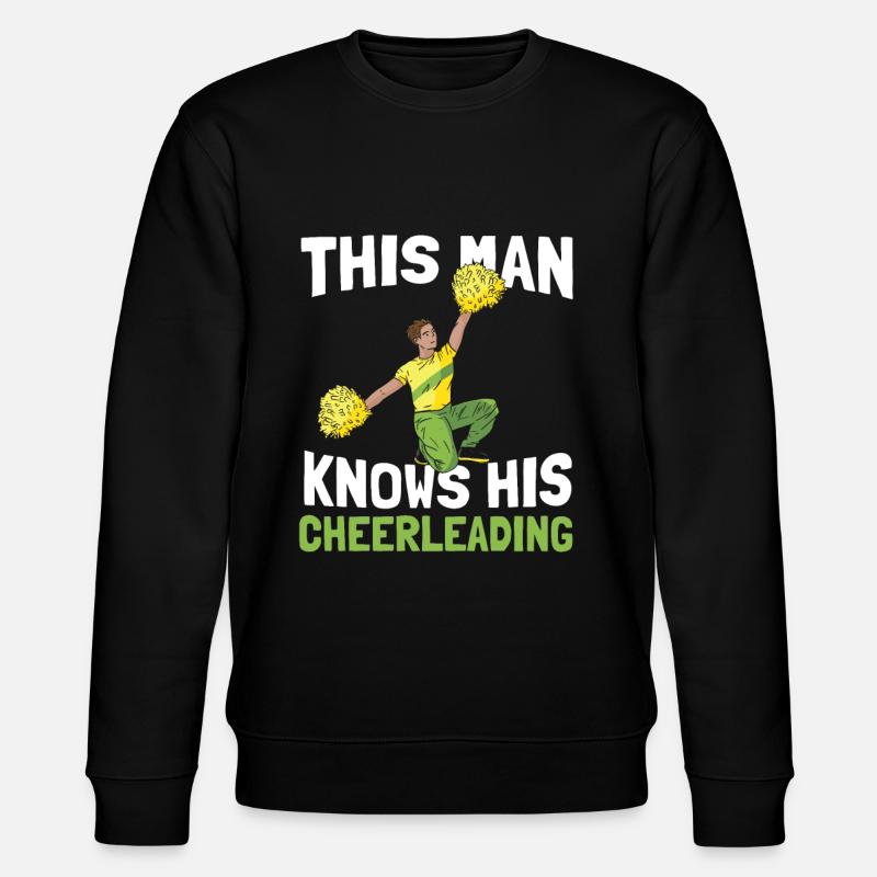 Cheerleader Cheerleading Lustig - Stanley/Stella Unisex Bio-Sweatshirt CHANGER - Schwarz