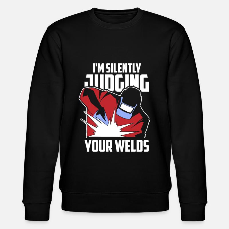Welder Locksmith Humor - Stanley/Stella CHANGER Unisex Organic Sweatshirt - black