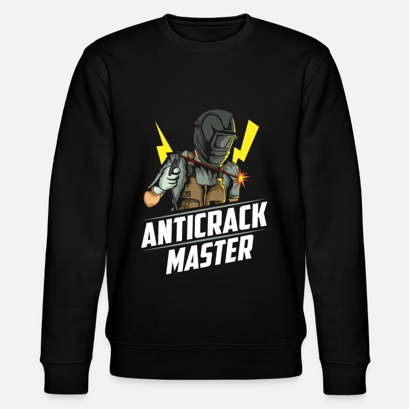 Welder Locksmith Humor - Stanley/Stella CHANGER Unisex Organic Sweatshirt - black