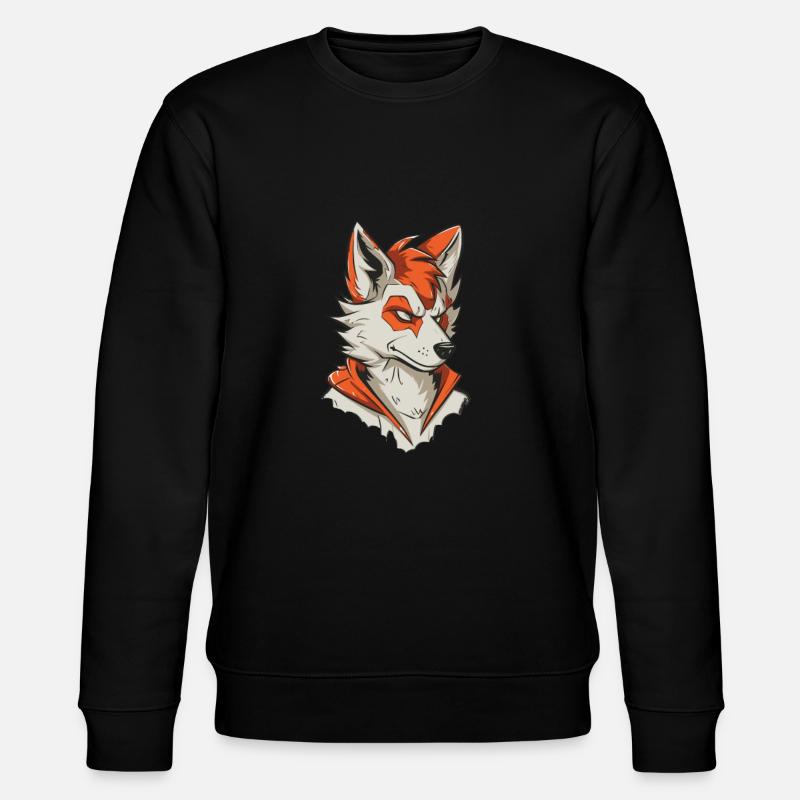 Furry Fandom Fursuits - Stanley/Stella Unisex Bio-Sweatshirt CHANGER  - Schwarz