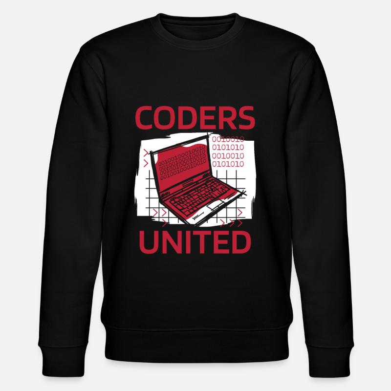 Entwickler Coder Programmierer Laptop - Stanley/Stella Unisex Bio-Sweatshirt CHANGER - Schwarz