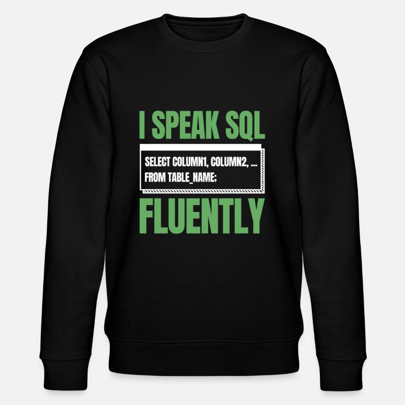 Developer Coder Programmer Humor - Stanley/Stella CHANGER Unisex Organic Sweatshirt - black