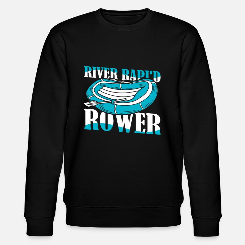 Rafting Wildwasser Rafting - Stanley/Stella Unisex Bio-Sweatshirt CHANGER  - Schwarz