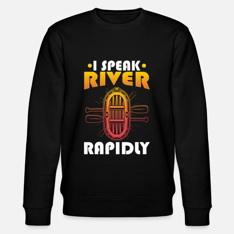 Rafting Wildwasser Rafting - Stanley/Stella Unisex Bio-Sweatshirt CHANGER  - Schwarz