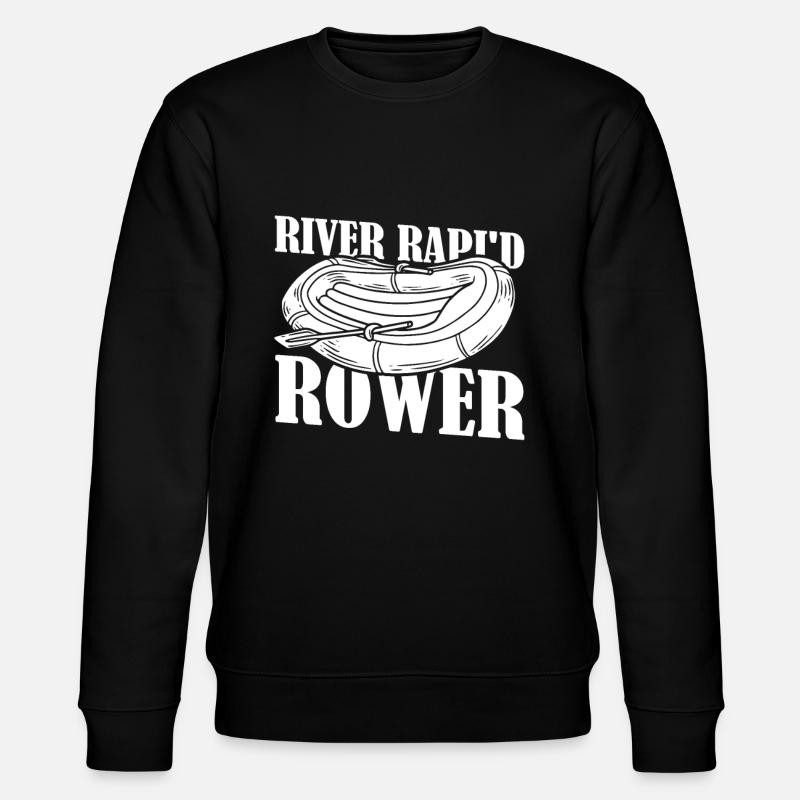 Rafting en eau vive - Sweat bio CHANGER Stanley/Stella Unisexe - noir