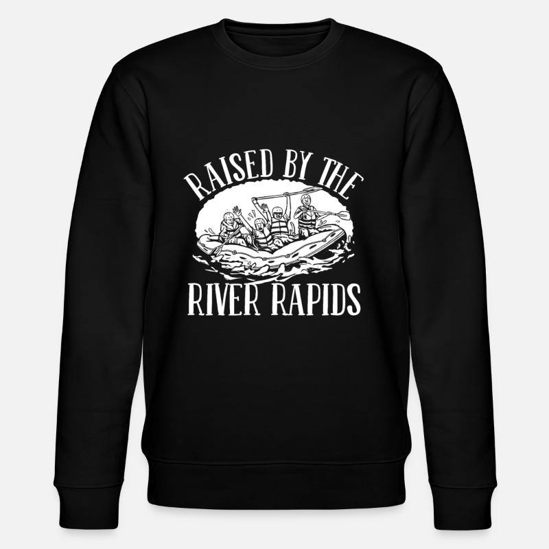 Rafting en eau vive - Sweat bio CHANGER Stanley/Stella Unisexe - noir