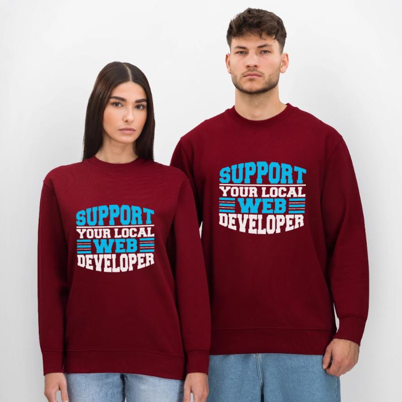 Web Developer Web Developer Support Stanley/Stella CHANGER Unisex Organic Sweatshirt