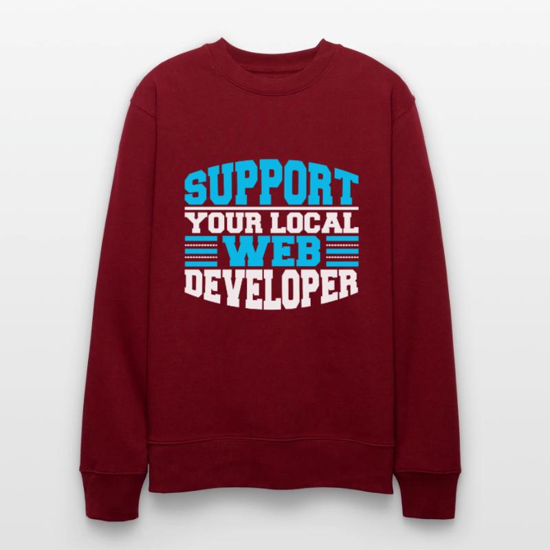 Web Developer Web Developer Support Stanley/Stella CHANGER Unisex Organic Sweatshirt