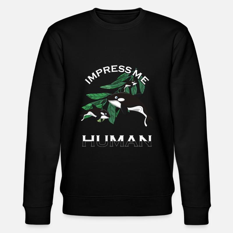 Orque Épaulard Drôle - Sweat bio CHANGER Stanley/Stella Unisexe - noir