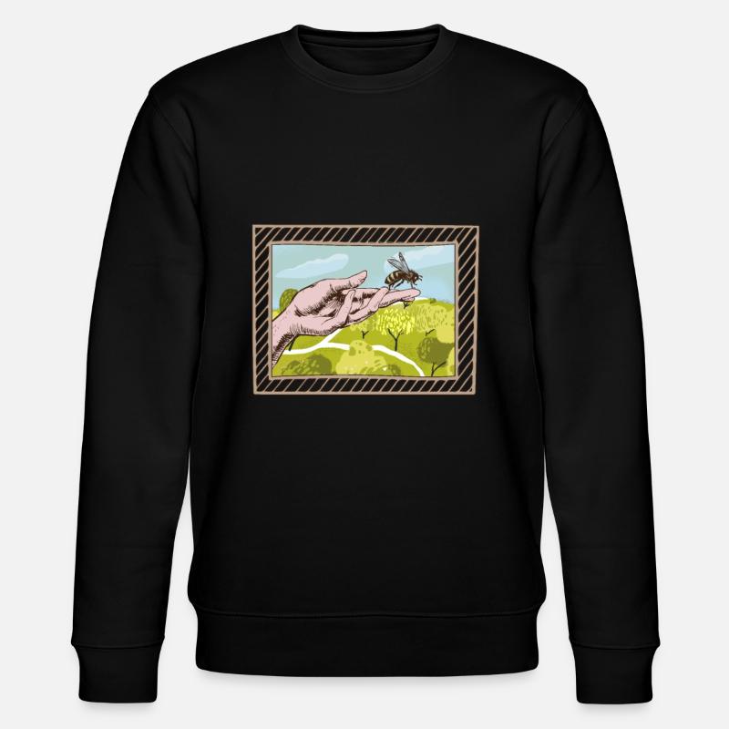 Beekeeper Beekeeper Cool - Stanley/Stella CHANGER Unisex Organic Sweatshirt - black