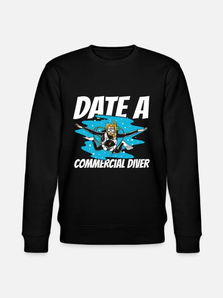 Diving Diver Commercial Diving - Stanley/Stella CHANGER Unisex Organic Sweatshirt - black