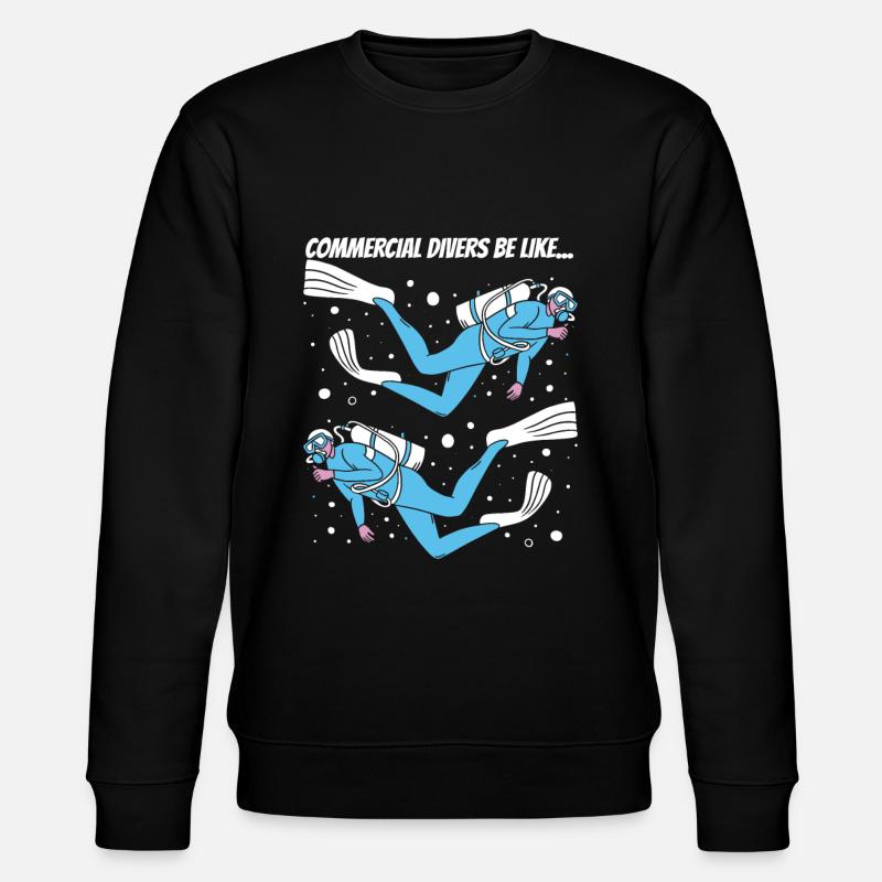 Plongeur plongeur commercial Plongée - Sweat bio CHANGER Stanley/Stella Unisexe - noir