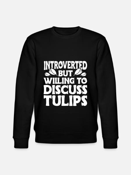 Tulips Tulips - Stanley/Stella CHANGER Unisex Organic Sweatshirt - black