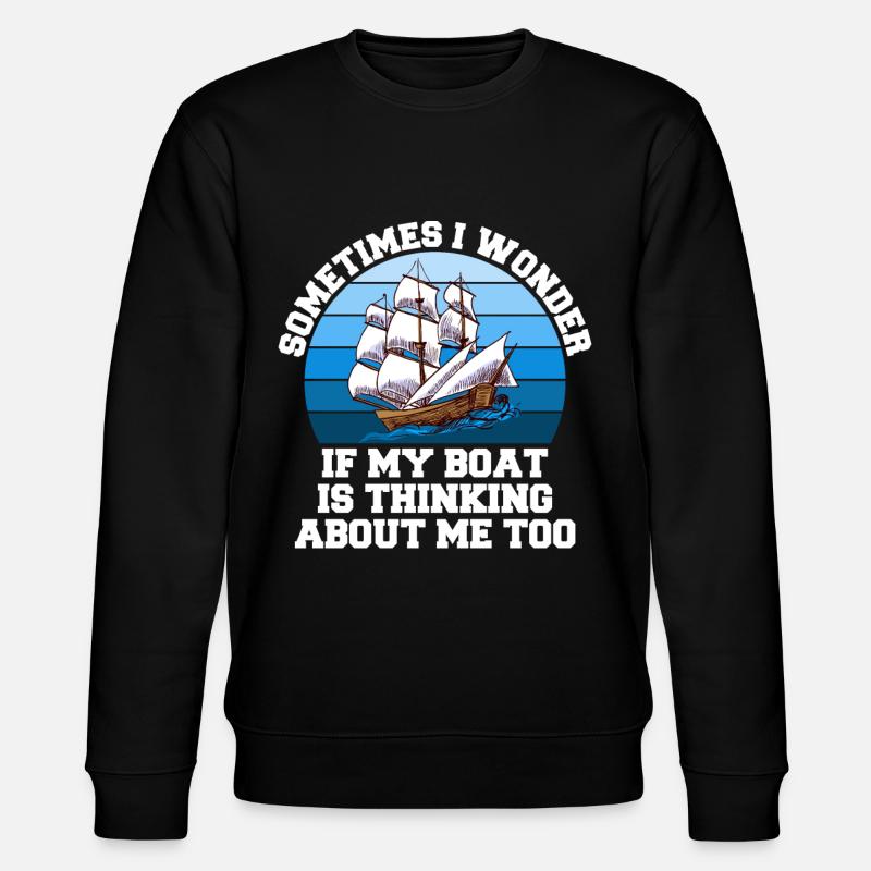 Capitaine Bateau Licence Voilier - Sweat bio CHANGER Stanley/Stella Unisexe - noir