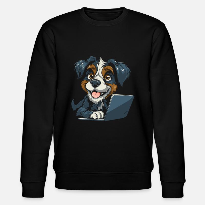 Web Entwickler Webdeveloper Niedlich - Stanley/Stella Unisex Bio-Sweatshirt CHANGER  - Schwarz