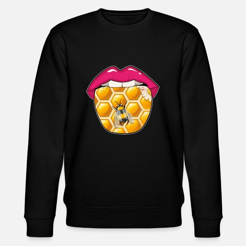Beekeeper beekeeper tongue - Stanley/Stella CHANGER Unisex Organic Sweatshirt - black