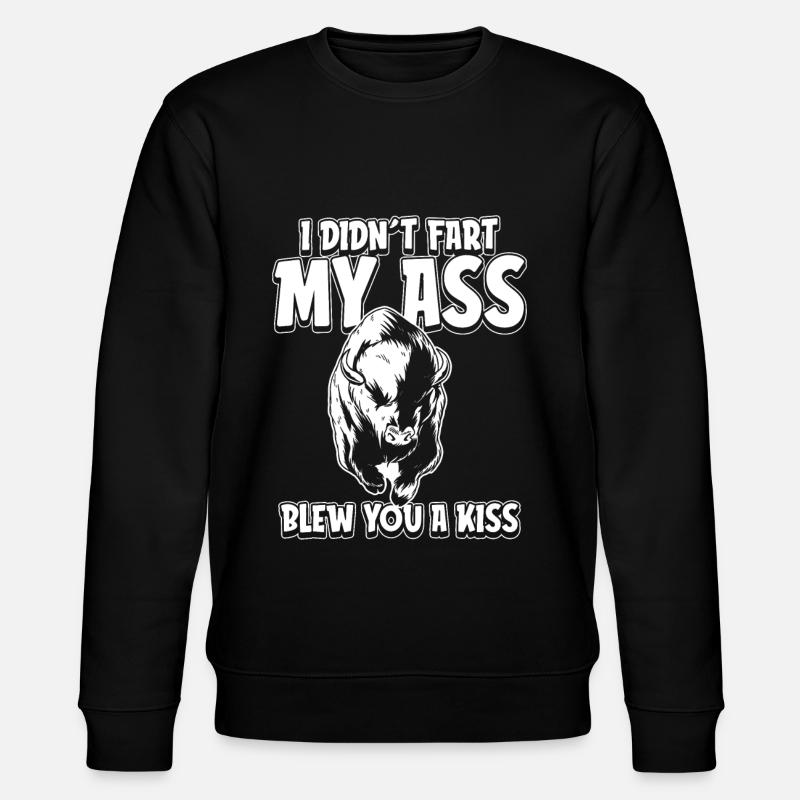 Bison Buffle - Sweat bio CHANGER Stanley/Stella Unisexe - noir