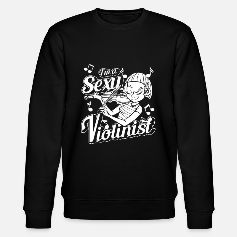 Violin Violin - Stanley/Stella CHANGER Unisex Organic Sweatshirt - black