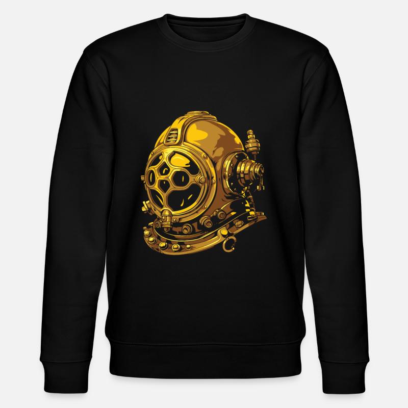 Plongée Plongeur Cool Commercial Diving - Sweat bio CHANGER Stanley/Stella Unisexe - noir