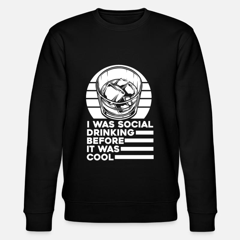 Whisky Whiskey - Stanley/Stella Unisex Bio-Sweatshirt CHANGER  - Schwarz