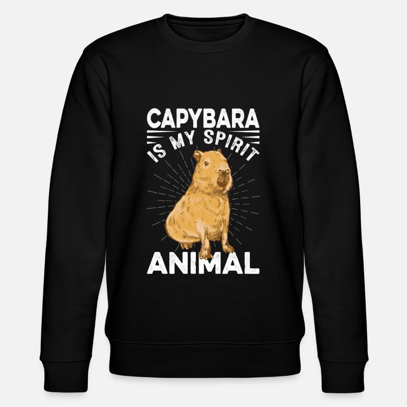 Capybara rodent capybara capybara - Stanley/Stella CHANGER Unisex Organic Sweatshirt - black
