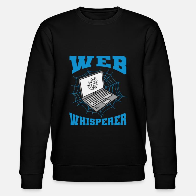 Web Developer Web Developer Funny - Stanley/Stella CHANGER Unisex Organic Sweatshirt - black