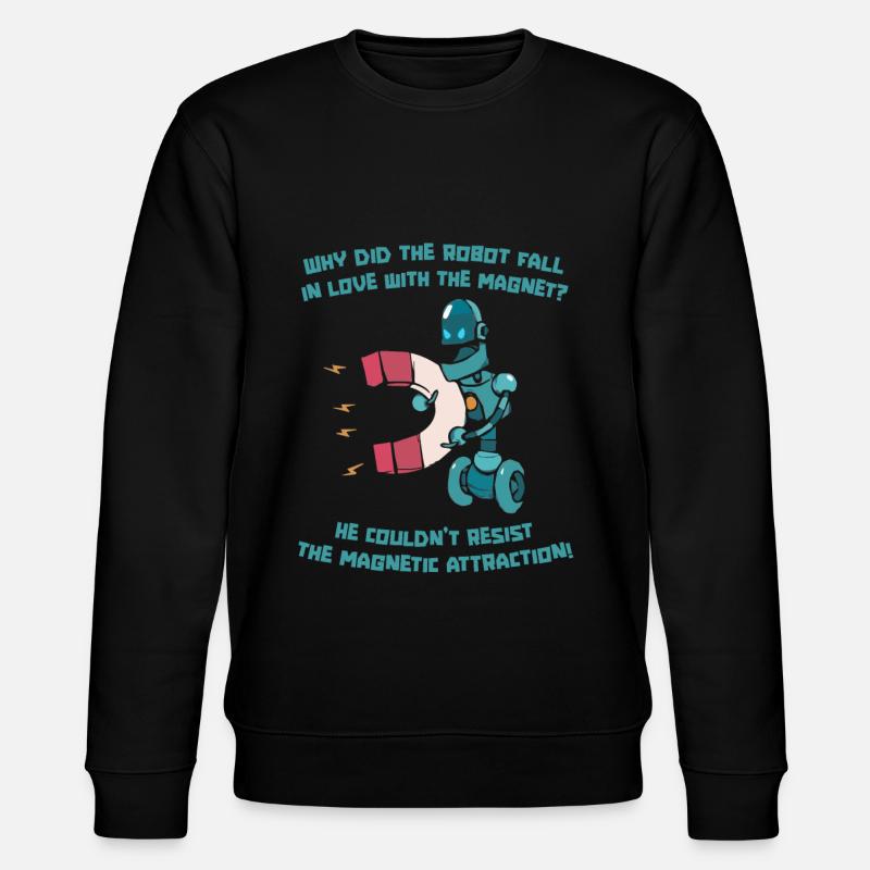 Robotics Ai Robot Funny - Stanley/Stella CHANGER Unisex Organic Sweatshirt - black