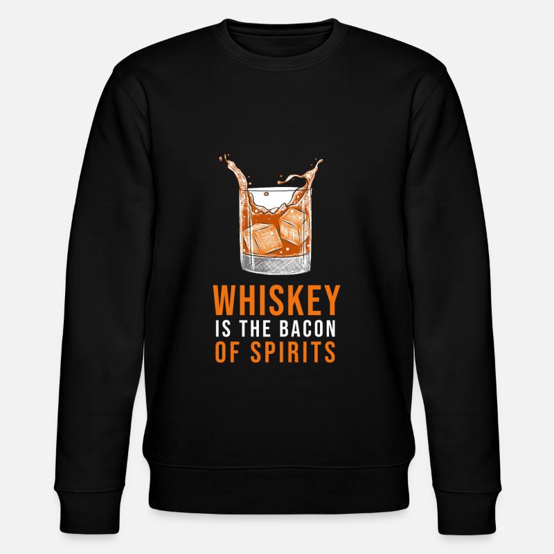 Whisky Whiskey Geist - Stanley/Stella Unisex Bio-Sweatshirt CHANGER  - Schwarz