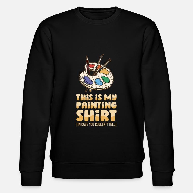 Painter Varnisher Funny - Stanley/Stella CHANGER Unisex Organic Sweatshirt - black